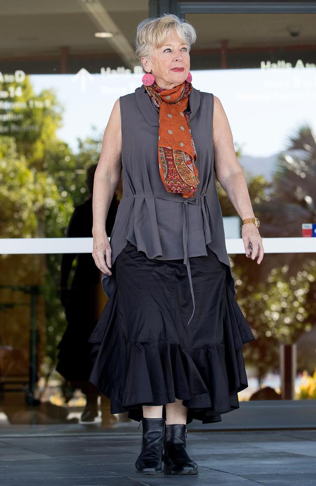 Celebrity chef Maggie Beer arrives to front the Royal Commission into Aged Care Quality and Safety in Cairns. Picture: AAP