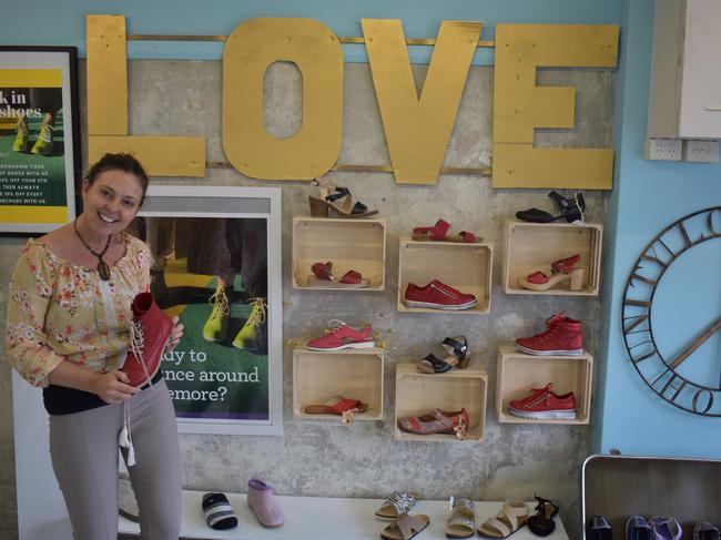 NEW STORE: Shoes on Magellan owner Melinda Turner has shifted to a new store in 92 Magellan St