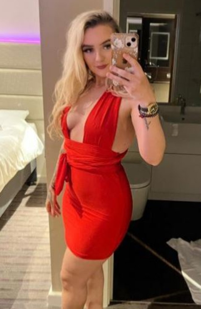 Lacey Amour was among the group called out for using the budget hotel. Picture: Instagram/laceyamourr