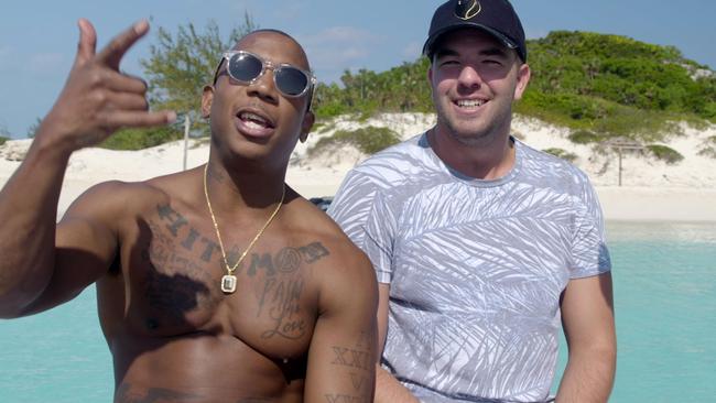 Rapper Ja Rule and entrepreneur Billy McFarland in Fyre.