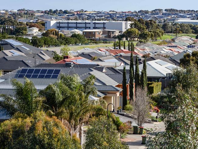 ADELAIDE, AUSTRALIA - NewsWire Photos AUGUST 19, 2021: Housing stock in Noarlunga Downs. Picture: NCA NewsWire /Brenton Edwards