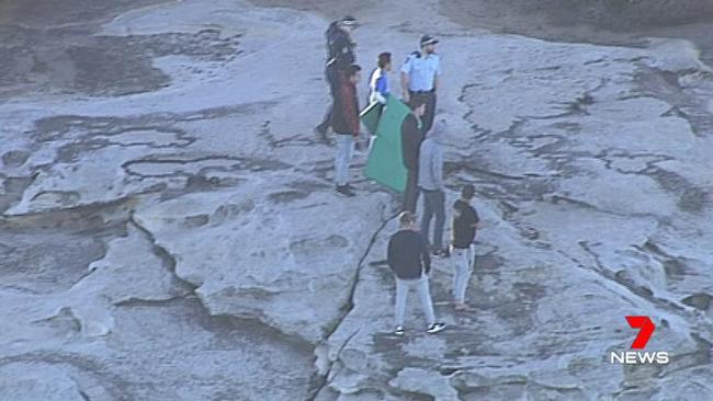 Paramedics were unable to revive the teenager after his body was pulled from the water. Picture: Seven News