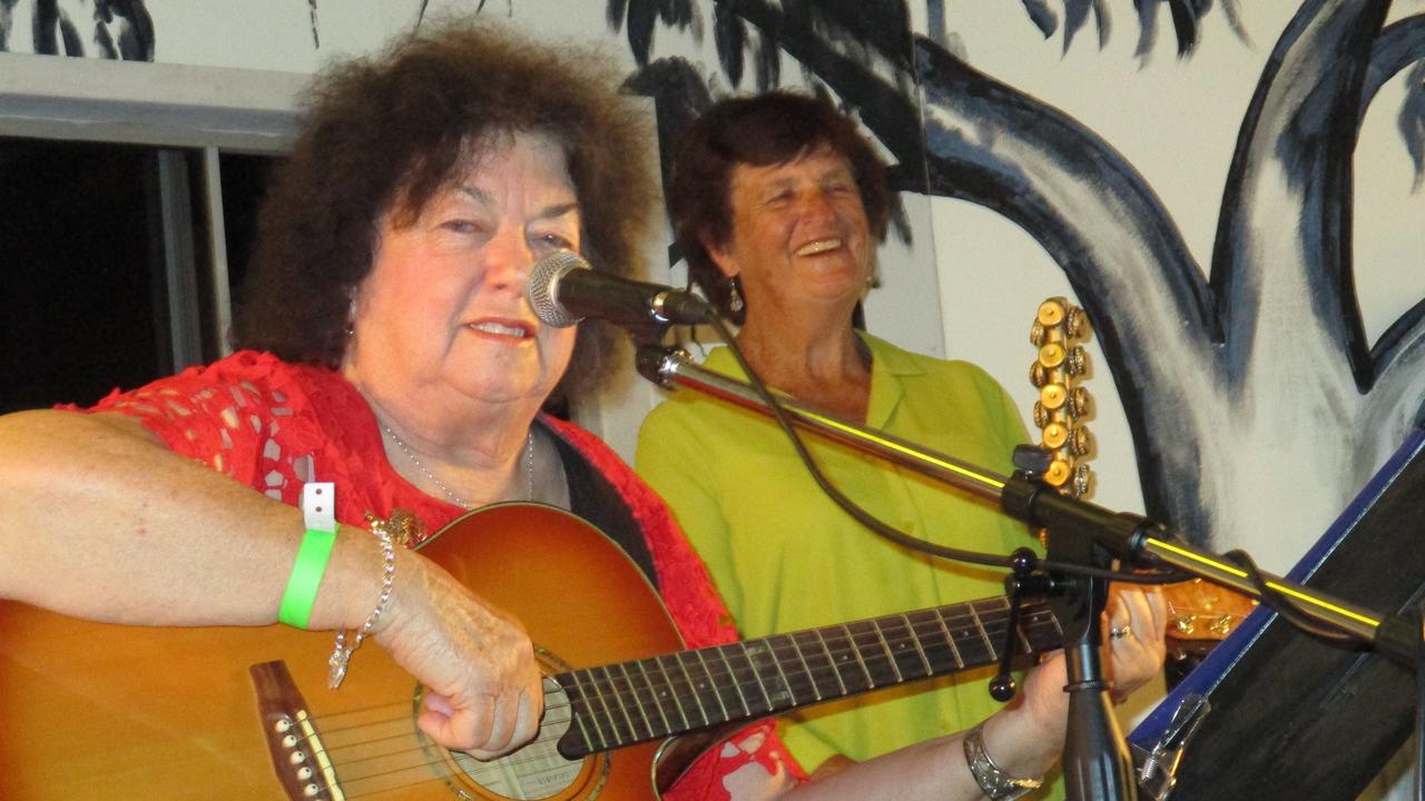 Singer Marge Graham, backed by Kay Ritchings, was known for constantly giving back to the Lismore community.