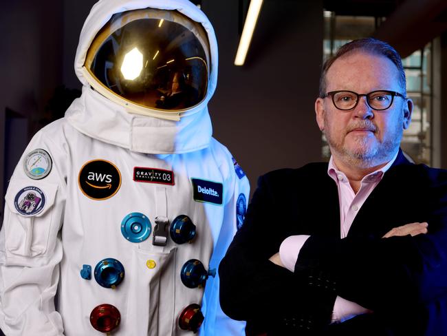 September 7, 2022: Equatorial Launch Australia's executive chairman and CEO Michael Jones. Leading space company Equatorial Launch Australia (ELA) will establish its headquarters at Lot Fourteen. Picture Kelly Barnes