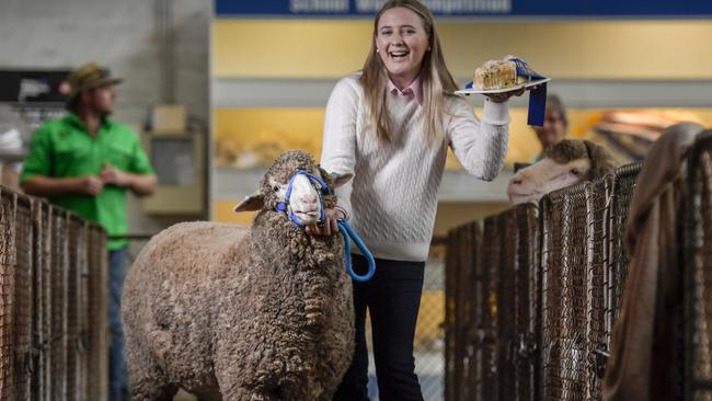 Elsie Johnson has continued her winning streak this year, taking out 17 ribbons so far, including winning first place for her jubilee cake. Picture: RoyVphotography