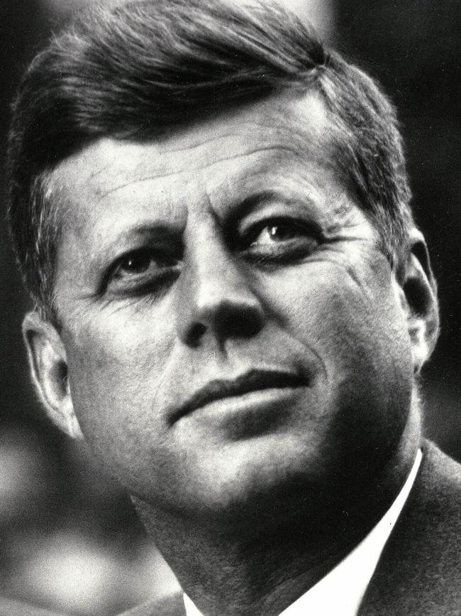 John F. Kennedy in 1963. Picture: AFP