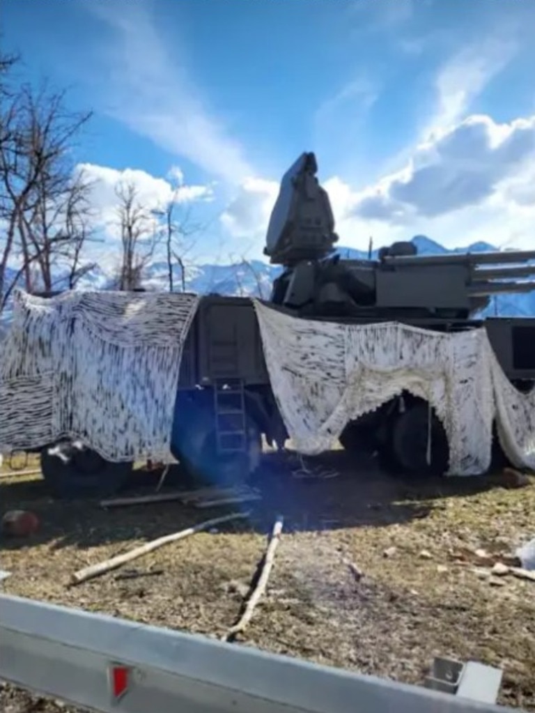 It is reportedly protected by this missile system. Picture: YouTube/Navalny Live