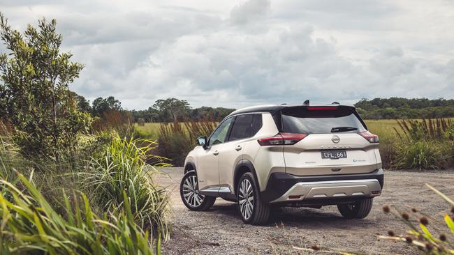 Boot space in the Nissan X-Trail Ti-L e-Power is nearly 600L.