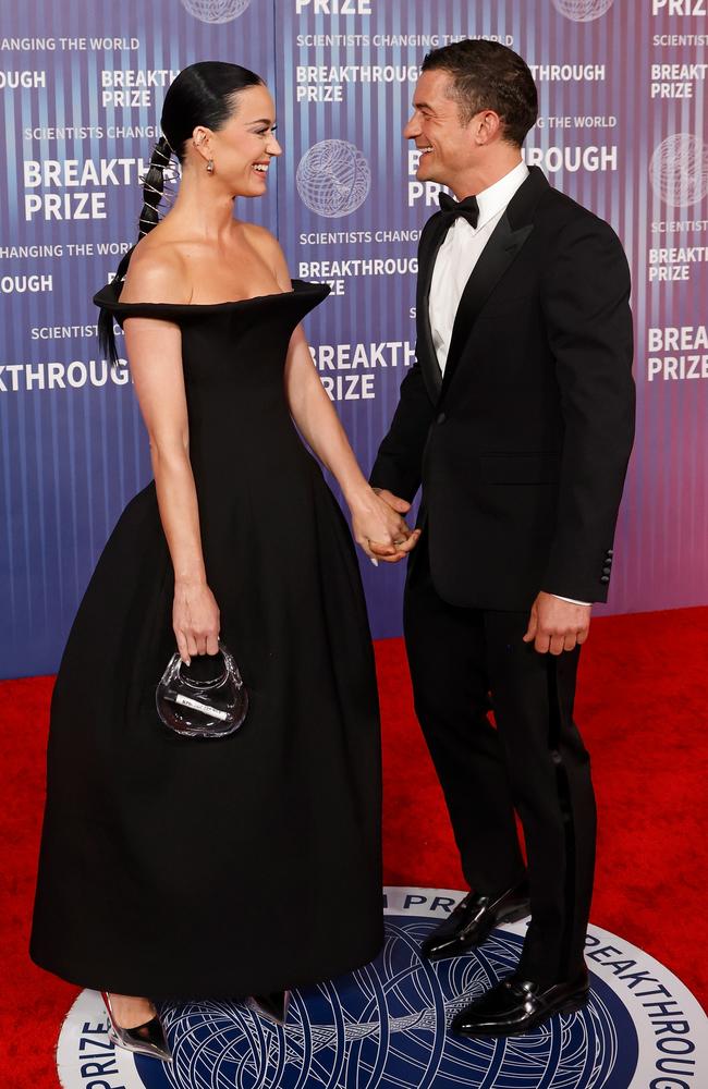 Katy Perry and Orlando Bloom attend the 2024 Breakthrough Prize Ceremony in Los Angeles, California. Picture: Taylor Hill/Getty Images