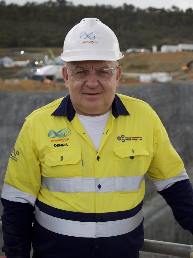 Snowy Hydro CEO Dennis Barnes at Tantangara.