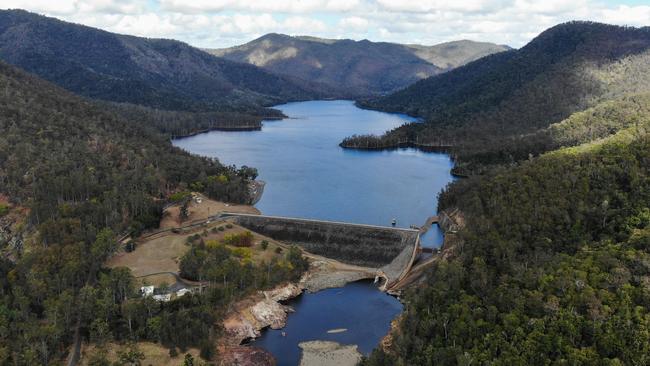 Queensland Hydro confirmed in a statement Thursday the toxic material was identified during ground testing at the site of the controversial project, proposed to be built about 30km southwest of Gympie. Picture: Christine Schindler