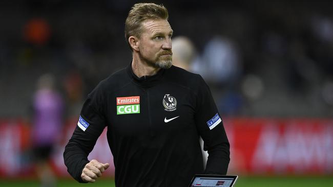 Nathan Buckley isn’t expecting the new president to have a say on his future. Picture: Getty Images