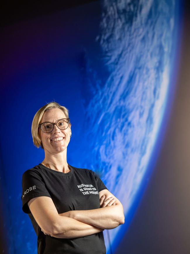 Dr Sarah Cannard at Lot 14 Space Centre. Picture: Russell Millard Photography