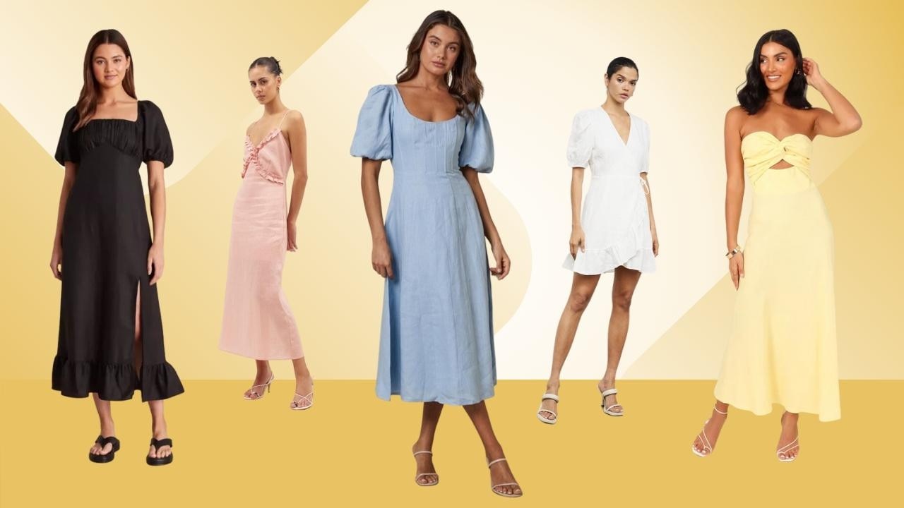 Best linen dresses to buy for Australian summer