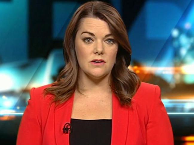 Sarah Hanson-Young on The Project. Picture: Channel 10