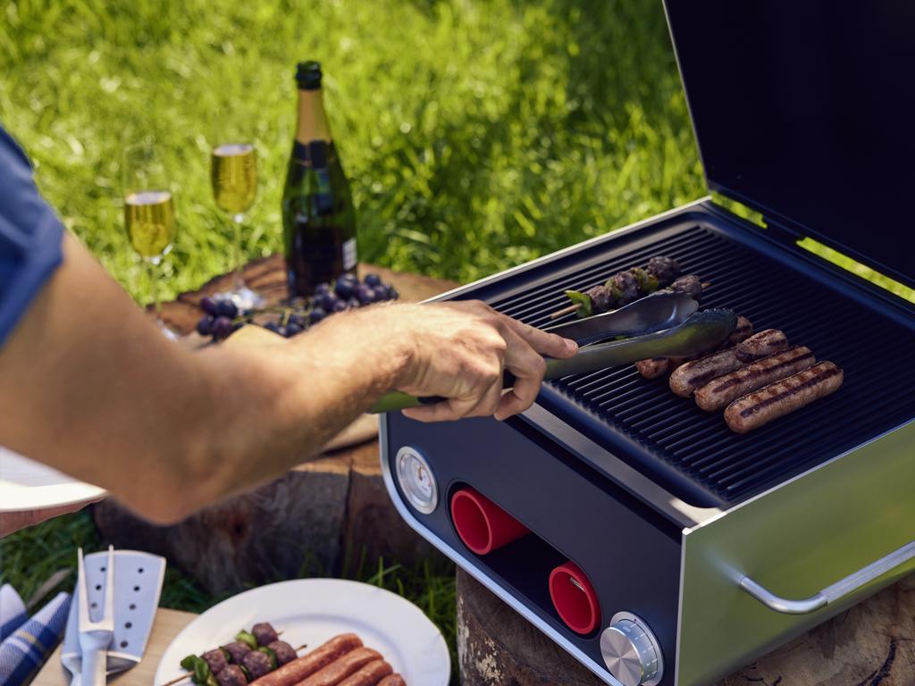 LAVO's hydrogen-powered barbecue in action. Picture: Studio Air