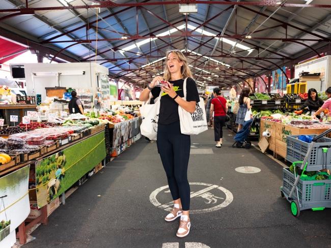 Victoria Azarenka at Vic Market