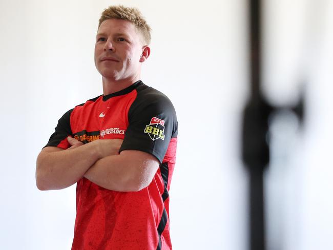 MELBOURNE, AUSTRALIA - DECEMBER 11: Tim Seifert of the Renegades poses during a Melbourne Renegades 2024-25 BBL Headshots Session on December 11, 2024 in Melbourne, Australia. (Photo by Morgan Hancock/Getty Images)