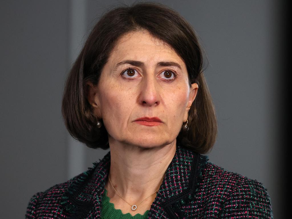 NSW Premier Gladys Berejiklian at a Covid-19 press conference. Picture: NCA NewsWire / Dylan Coker