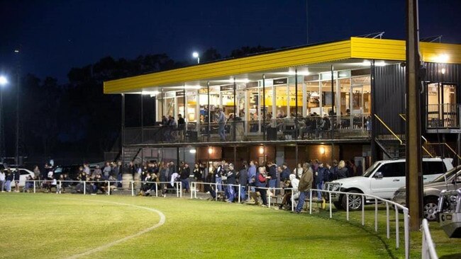 The Kybybolite Football Club at night. Picture: Supplied.