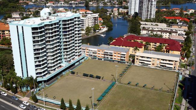 The old Surfers Paradise Bowls Club hit financial difficulty.