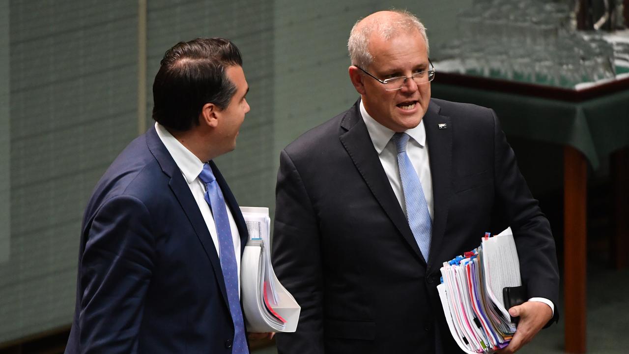 The Prime Minister has now found himself embroiled in the branch stacking saga as Liberal frontbencher Assistant Treasurer Michael Sukkar has been accused in the 60 Minutes investigation. Picture: Mick Tsikas/AAP