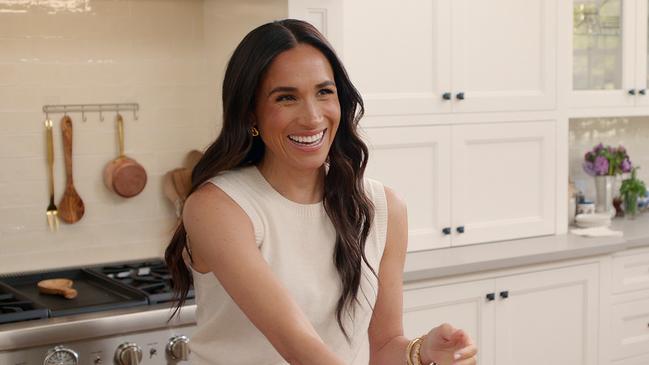 With Love, Meghan. Meghan, Duchess of Sussex in episode 105 of With Love, Meghan. Cr. Courtesy of Netflix © 2024