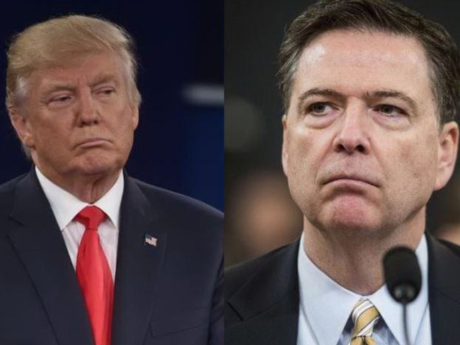 Donald Trump is no fan of James Comey’s. Picture: Supplied