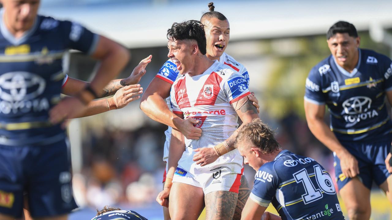 The Dragons finals hopes are officially over, but there was some positive signs with the form of their young rookies. Picture: NRL Images.