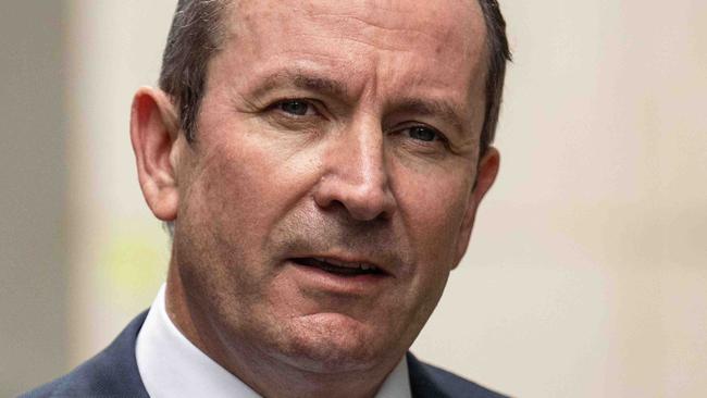 SYDNEY, AUSTRALIA - NewsWire Photos March 7, 2021: Western Australia Premier Mark McGowan arriving at the Federal Court, Sydney. Picture: NCA NewsWire / James Gourley