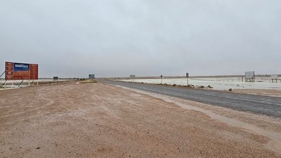 It's been a wet month in Birdsville. Picture: Birdsville Roadhouse