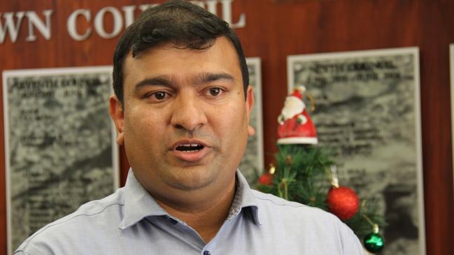 Minister for Youth, Seniors, Equality Jinson Charls in Alice Springs, December 19, 2024. Picture: Gera Kazakov