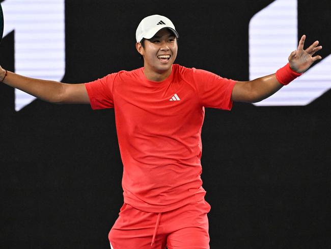 Learner Tien is an up-and-coming tennis star. Picture: Paul Crock / AFP