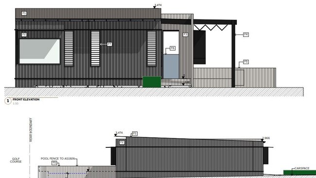 An artist impression of the proposed accommodation villas.