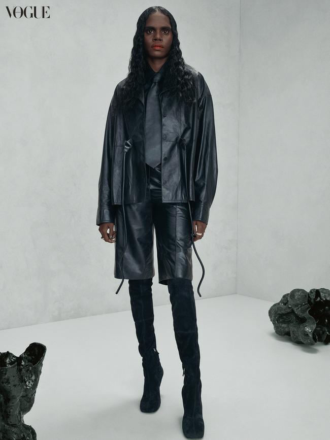 Tarlisa Gaykamangu in Vogue’s September issue. Photography: Robbie Fimmano for Vogue Australia.