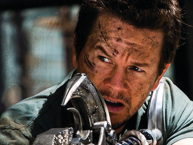 Mark Wahlberg plays Cade Yeager in a scene from film TRANSFORMERS: AGE OF EXTINCTION, from Paramount Pictures.