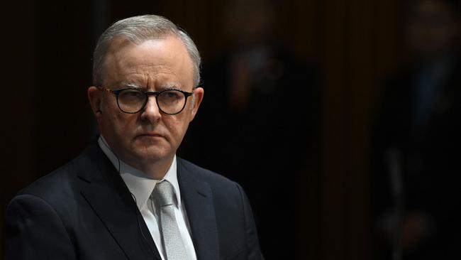 A rate increase would be a political disaster for Anthony Albanese. Picture: AFP’s Lukas Coch