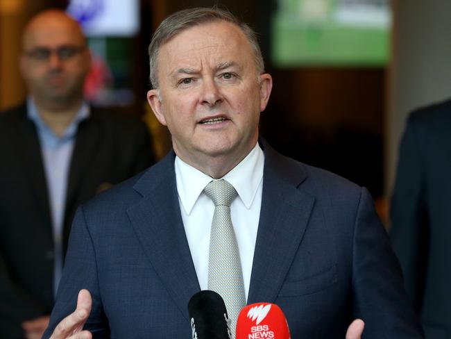 Opposition Leader Anthony Albanese is straddling a fine line on coal. Picture: Damian Shaw