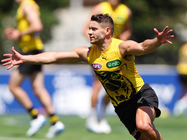 Dion Prestia at training. Picture: Mark Stewart