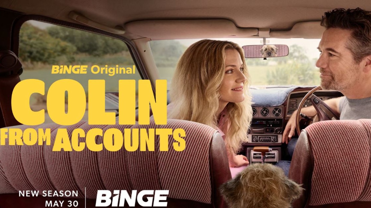 Real-life husband and wife Patrick Brammall and Harriet Dyer created and star in Colin From Accounts.