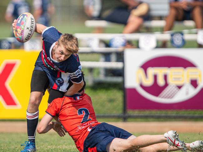 MacKillop Saints vs. Palmerston Crocs at 2023 Hottest 7s at TRL Stadium, Darwin. Picture: Pema Tamang Pakhrin