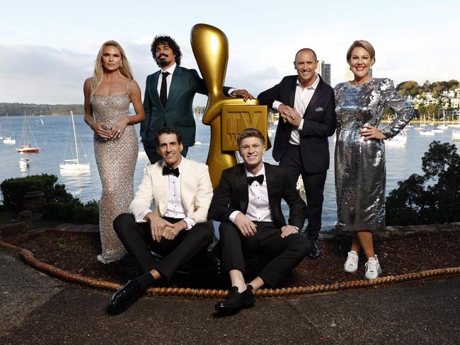 This year’s Gold Logie nominees. Picture: Richard Dobson