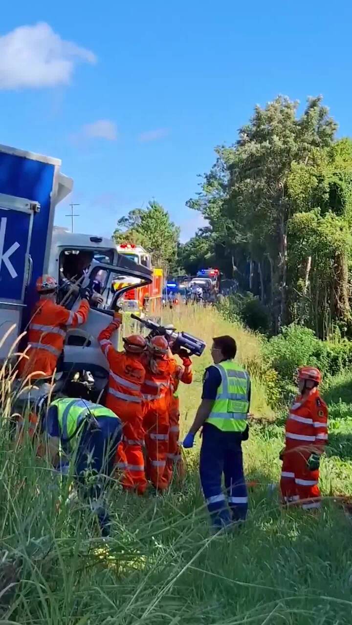 Milk truck and ute collide near near Coffs Harbour