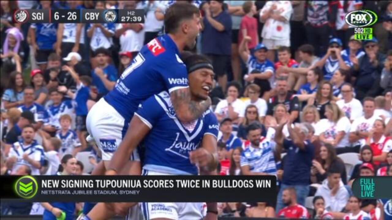 Bulldogs show bite against fiery Dragons