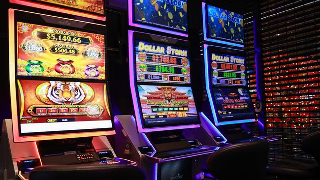 poker machines. Picture: Justin Lloyd.