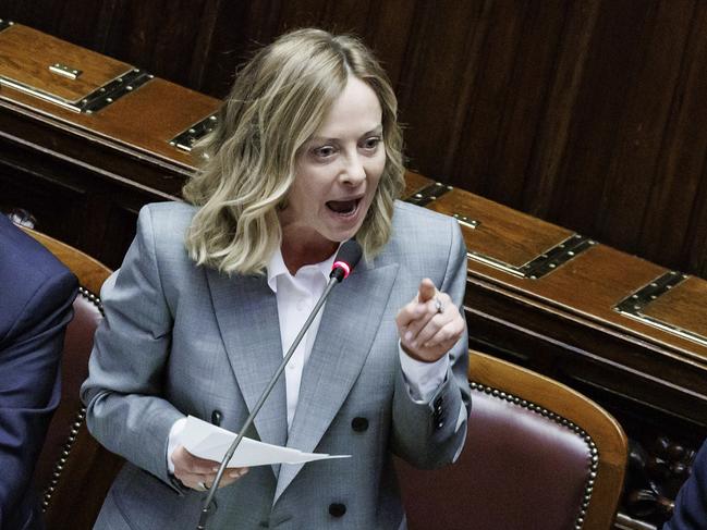 Italy's Prime Minister Giorgia Meloni. Picture: AP