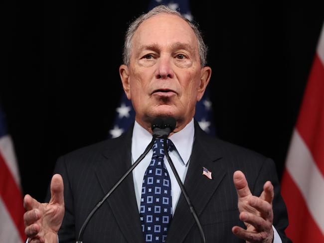 Democratic presidential candidate and former New York City mayor Michael Bloomberg. Picture: Mark Wilson/Getty