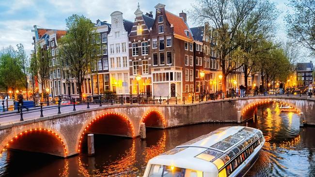 Amsterdam, capital of the Netherlands, is a popular travel destination for Australians. Netherlands raised its terror threat level to Level Four in mid December. Picture: Supplied