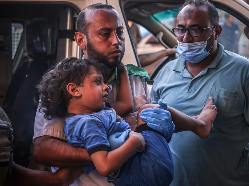 Hospitals in Gaza are overcrowded and plagued by dangerous hygiene standards. Picture: AFP