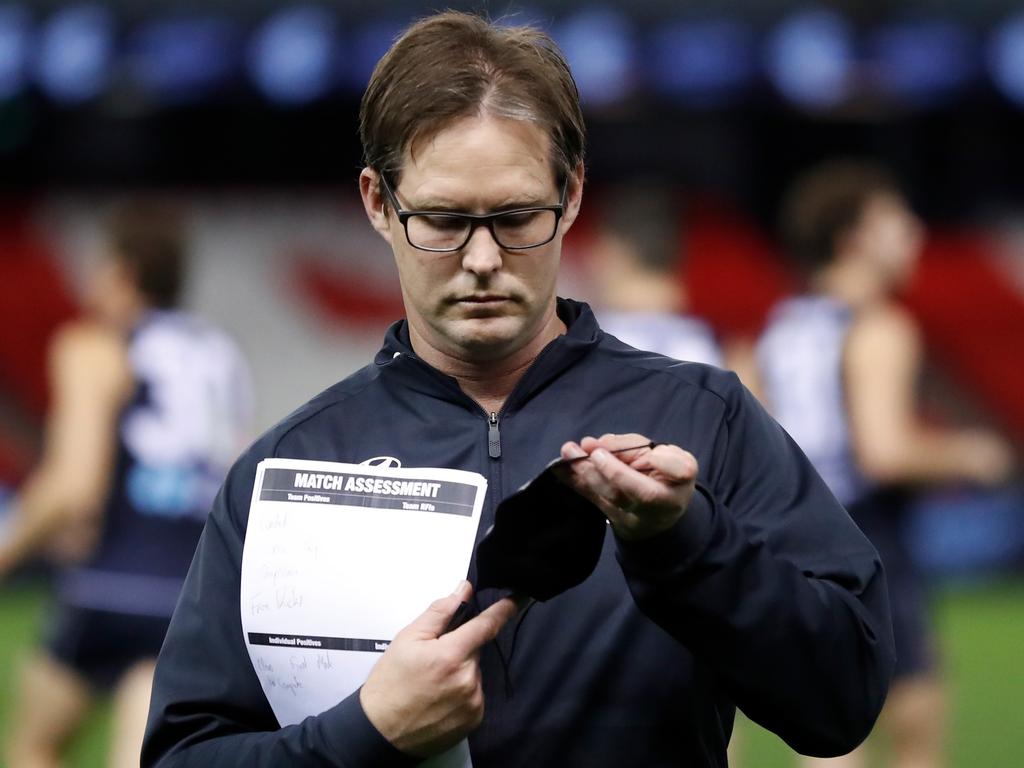 Teague previously said that Carlton had not “nailed” its review process. (Photo by Michael Willson/AFL Photos via Getty Images)